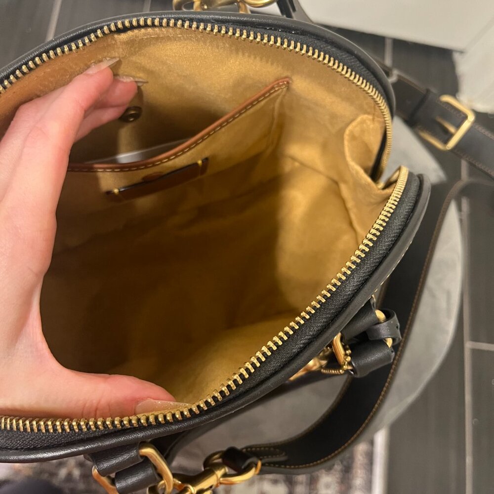 Coach Revel Bag dome‑shaped satchel made from buttery glovetanned leather - Picture 9 of 12